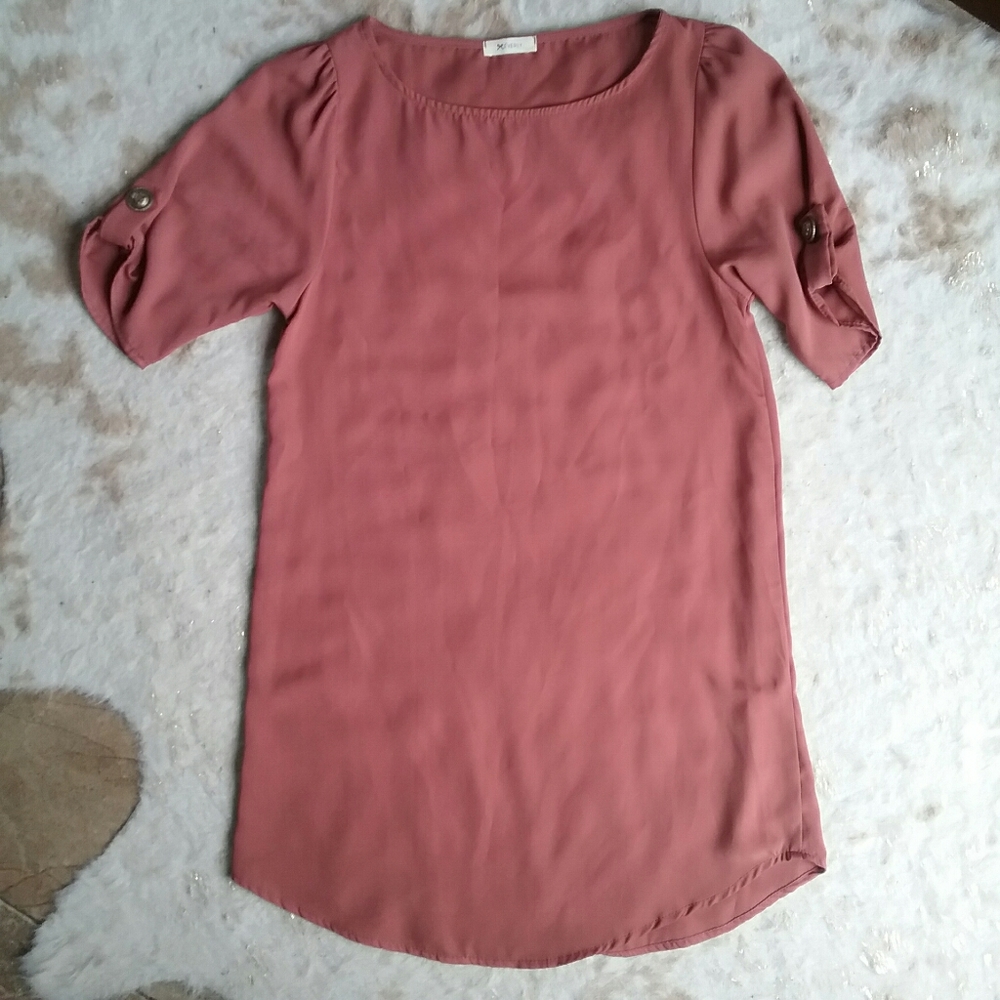 EVERLY | Shift dress | orange | Small